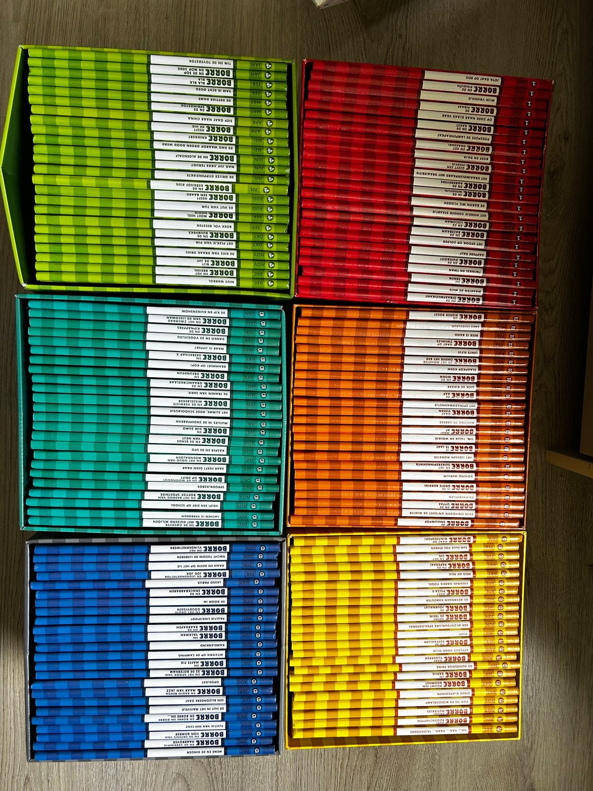 Grote collectie Borre Leesclub boeken - Zo goed als nieuw, Ophalen, Zo goed als nieuw, Fictie algemeen