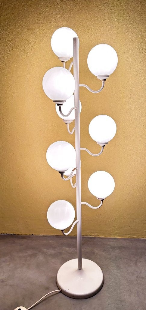 Vintage Kaiser Leuchten vloerlamp, Niet ingevuld, Gebruikt, Mid century, 100 tot 150 cm