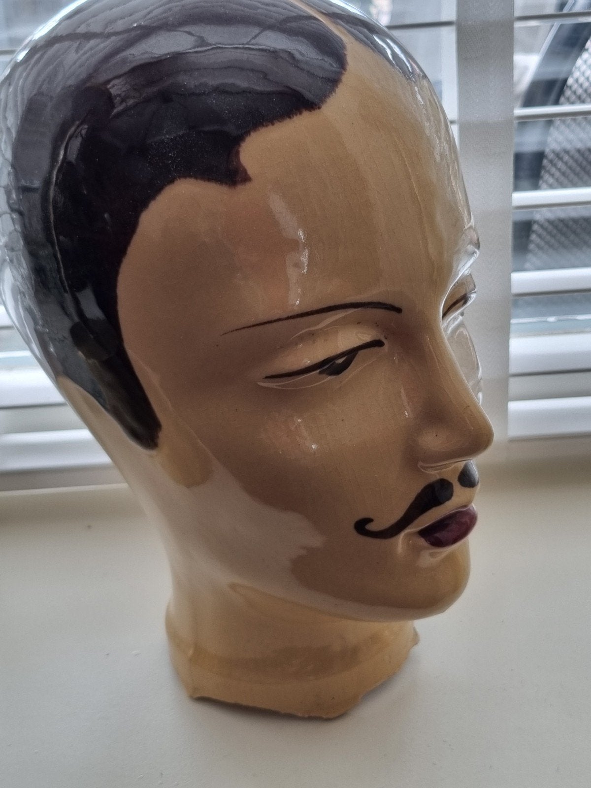 Etalagehoofd man, model 701 Scheurich, Antiek en Kunst, Ophalen of Verzenden