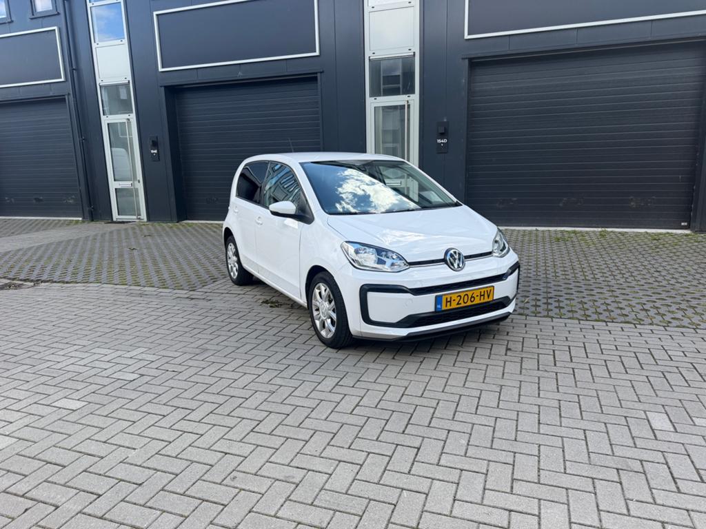 Volkswagen up! 1.0 60PK 4D BMT 2020 Wit km 92.000 nap, Auto's, Voorwielaandrijving, USB, 4 stoelen, Wit