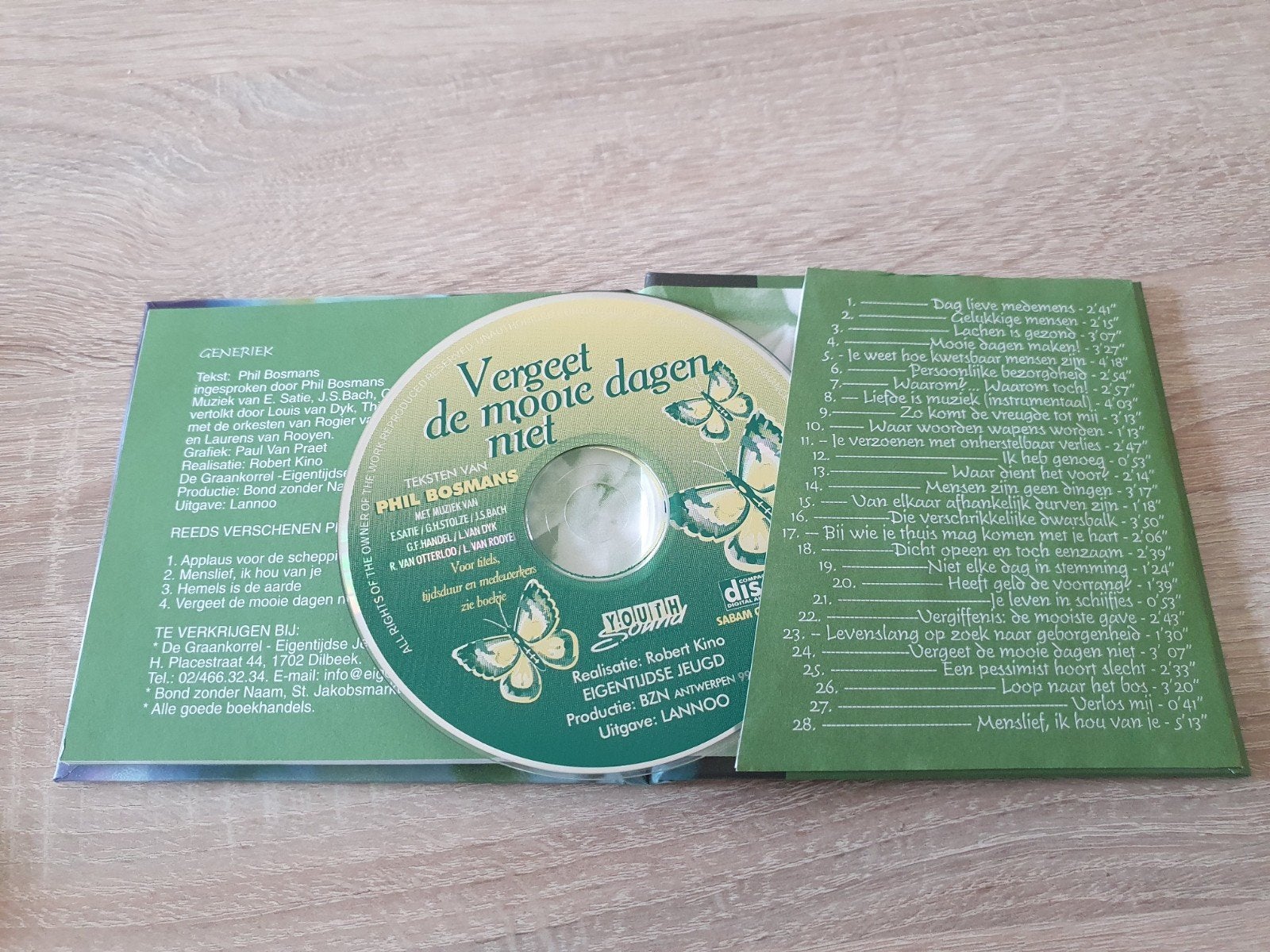 Phil Bosmans - Vergeet de mooie dagen niet CD, Boxset, Overige typen, Inclusief boekje, Ophalen of Verzenden