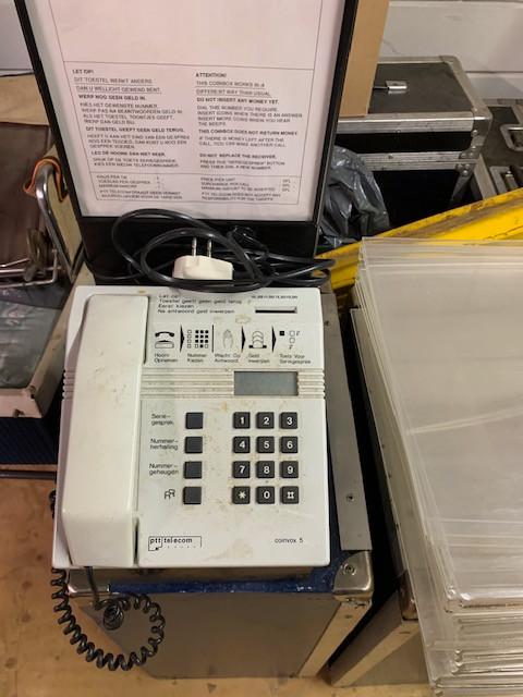 Vintage PTT Telecom munttelefoon (Coinvox 5), Ophalen, Gebruikt