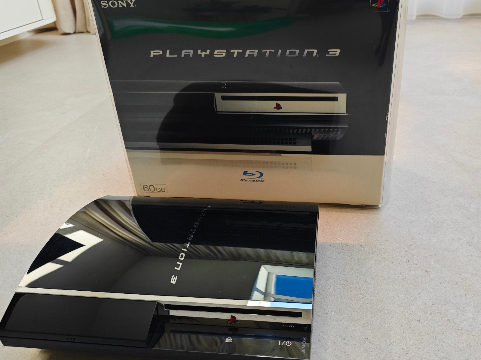 PS3 CECHA00 60GB Originele Doos 5 Dagen Runtime Zeldzaam, Verzenden, Phat, Nieuw, 60 GB