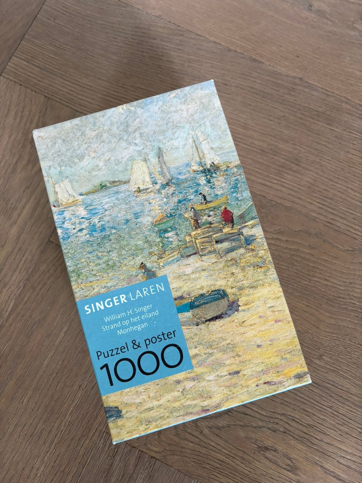Singer laren legpuzzel 1000 stuks, Ophalen of Verzenden, 500 t/m 1500 stukjes, Zo goed als nieuw, Legpuzzel