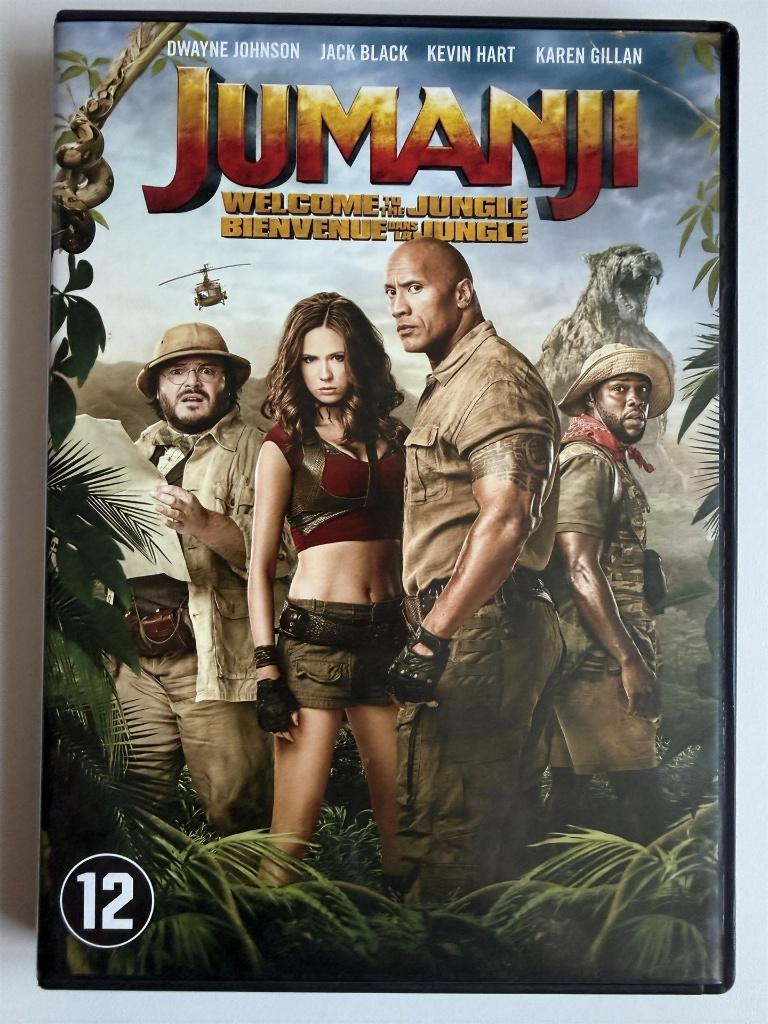 Jumanji: Welcome to the Jungle (2017) DVD | Actie 5=4, Ophalen of Verzenden, Zo goed als nieuw