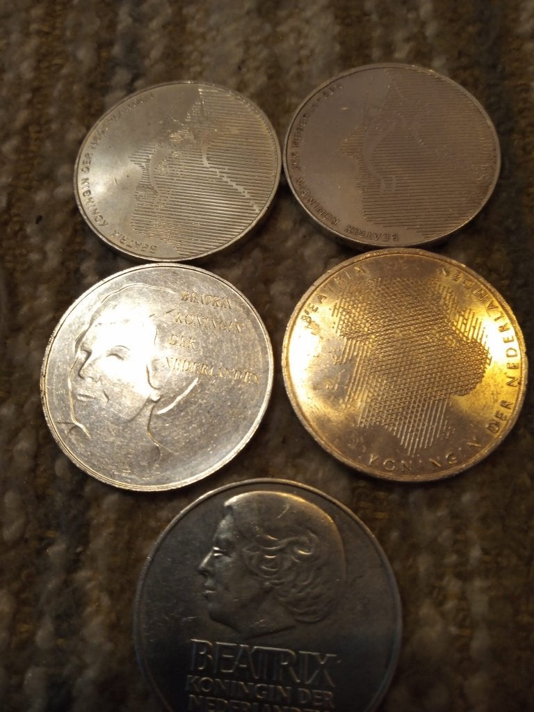 5 prachtige 50 gulden zilver Nederland, Postzegels en Munten, Munten | Nederland, Koningin Beatrix, Zilver, Ophalen of Verzenden
