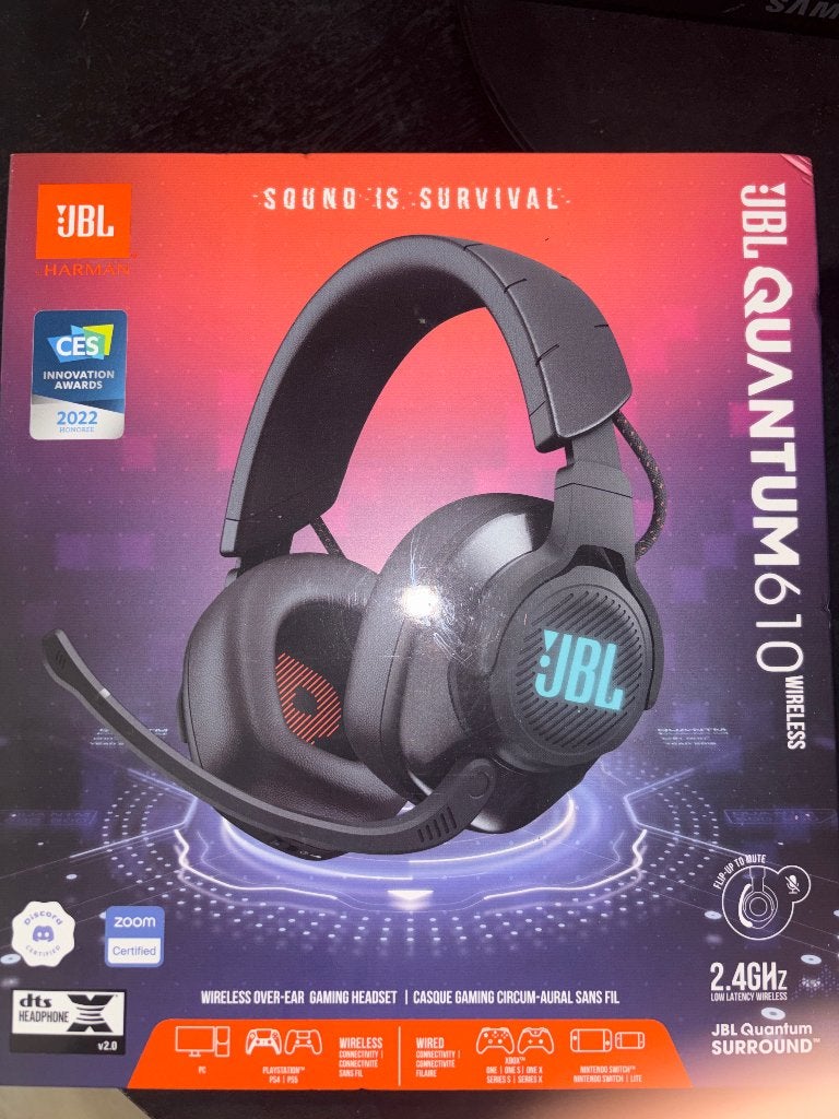 JBL gaming headset quantum 610 surround, Computers en Software, Headsets, Ophalen, Gaming headset, Zo goed als nieuw