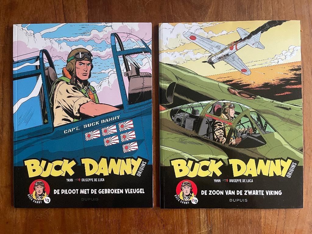 Buck Danny Origins Piloot gebroken vleugel + Zwarte viking, Boeken, Stripboeken, Meerdere stripboeken, Ophalen of Verzenden, Zo goed als nieuw