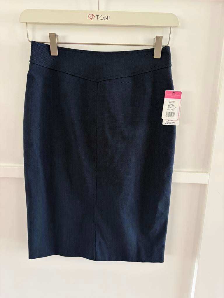 Nieuw Juliet rok maat 34 / XS opl. Luchtvaartdienstverlener, Blauw, Nieuw, Ophalen of Verzenden, Knielengte