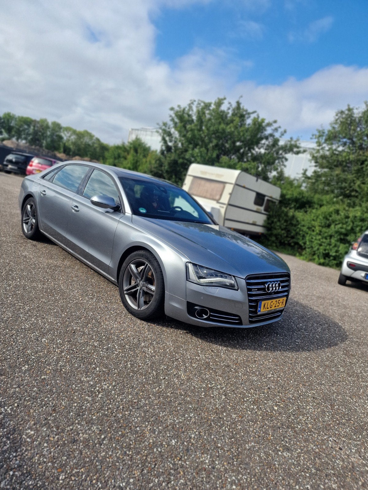 Audi 2015 Grijs goedkoop van nederland, Auto's, Automaat, 2995 cc, Leder, Vierwielaandrijving