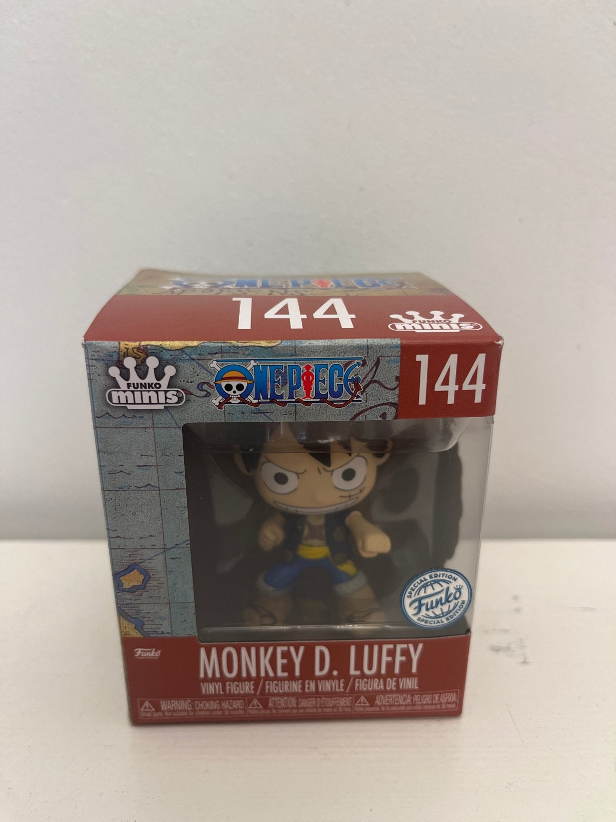 Funko Minis One Piece Monkey D. Luffy Special Edition, Ophalen of Verzenden, Gebruikt