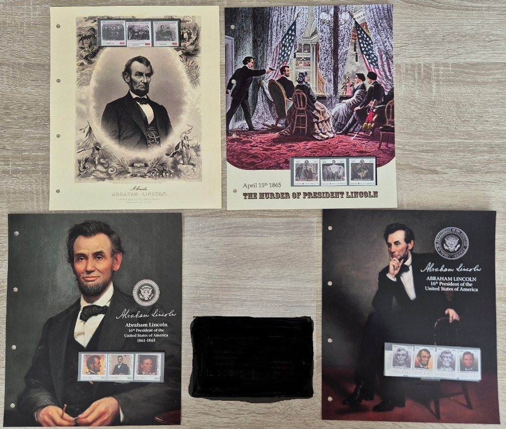 Abraham Lincoln Postzegel Collectie - Historische Uitgave, Postzegels en Munten, Ophalen of Verzenden, Postfris, Overige thema's