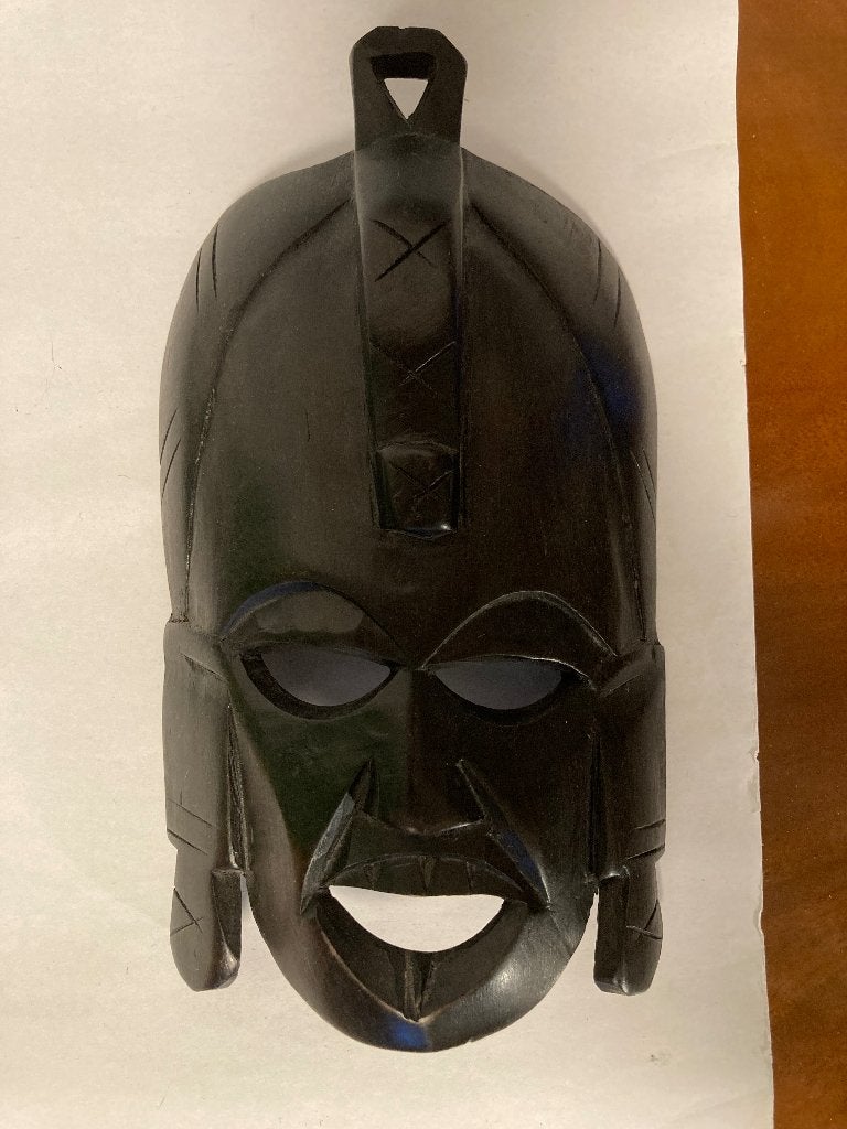 Handgesneden Afrikaans Houten Masker - Wanddecoratie, Ophalen of Verzenden