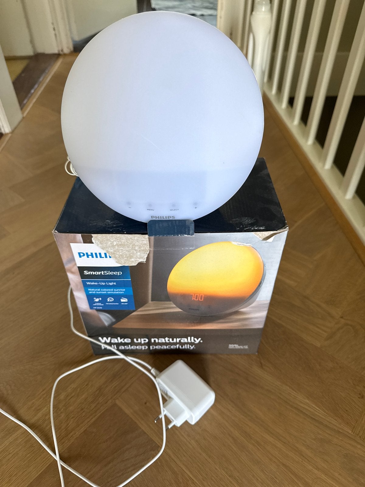 Philips SmartSleep Wake-Up Light - Natuurlijk wakker worden, Witgoed en Apparatuur, Wekkers, Ophalen, Zo goed als nieuw, Digitaal