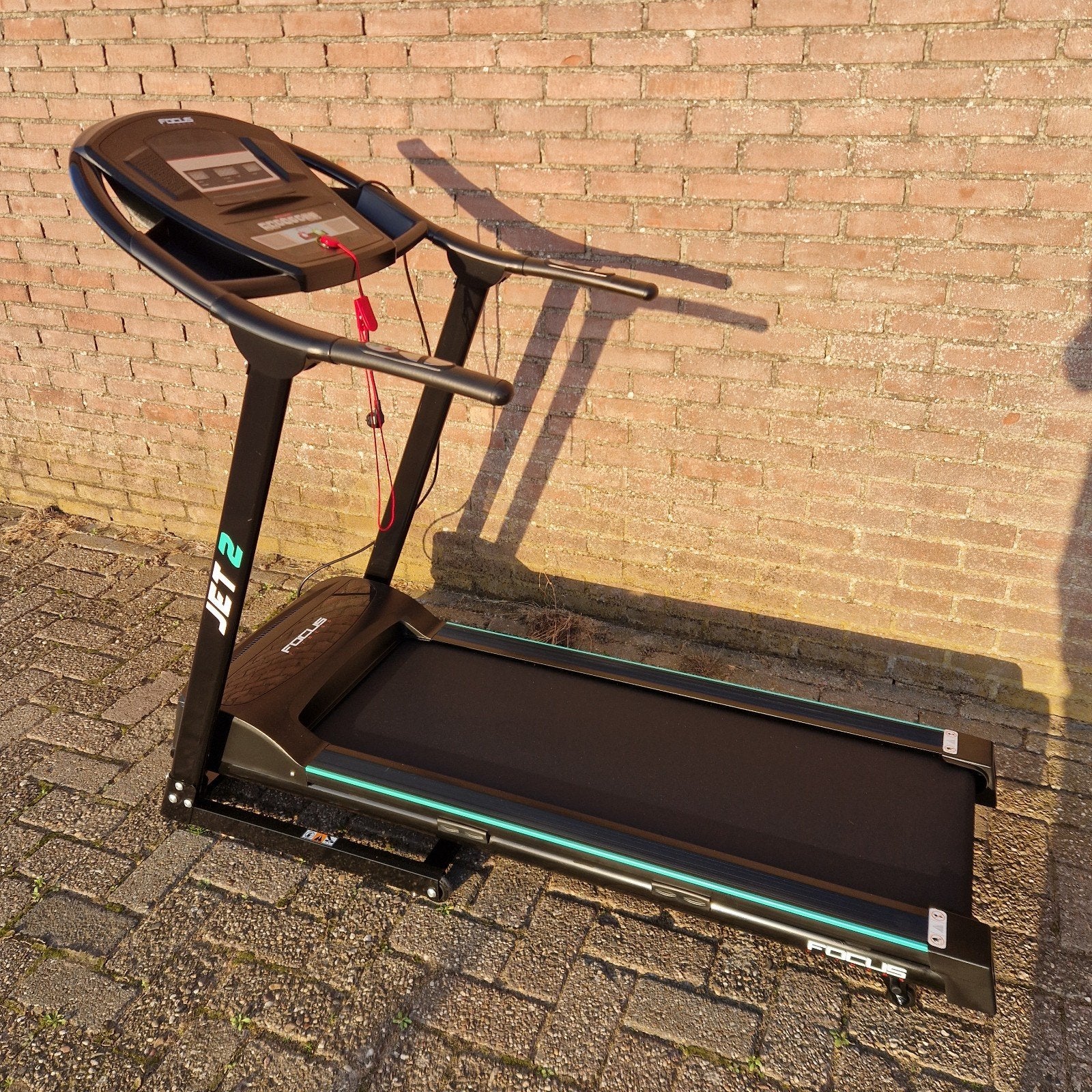 Nieuwstaat Focus Fitness Jet 2 elecktrische loopband., Ophalen, Benen, Zo goed als nieuw, Metaal