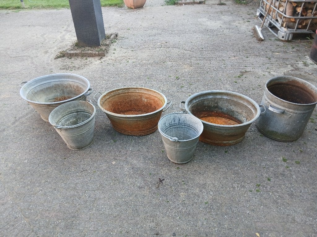 Zinken teil ,emmers, Ophalen, Gebruikt, Minder dan 30 cm, Minder dan 60 cm