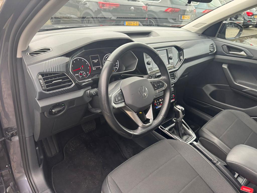 Volkswagen T-Cross 1.0 TSI Style stoelverw, cruise, airco, s, Gebruikt, LED verlichting, Bedrijf, 3 cilinders