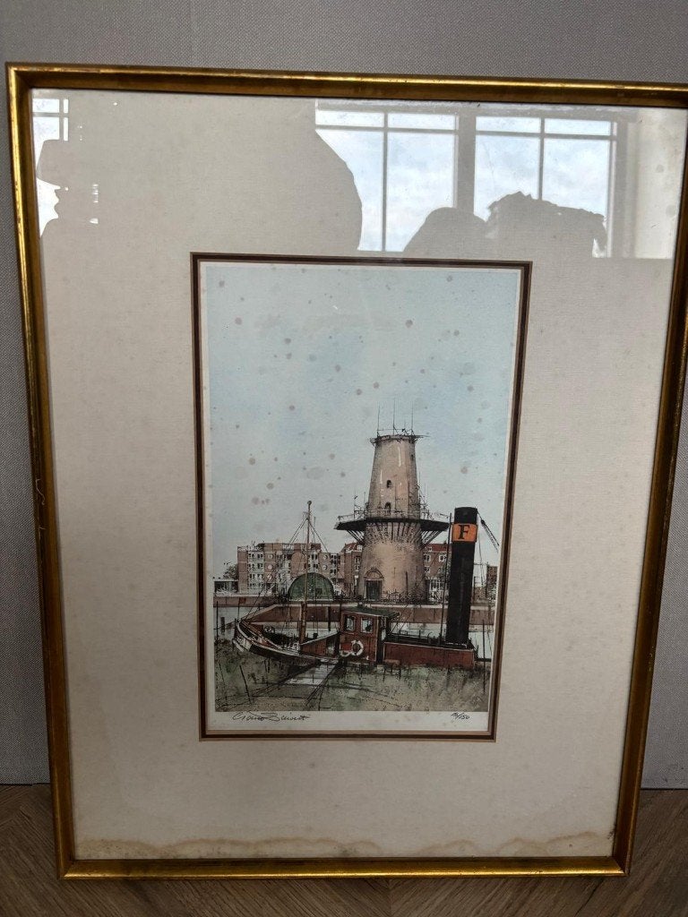 Etsen door Ciaño Siewert, Ophalen, Tekening, Klassiek, Gesigneerd