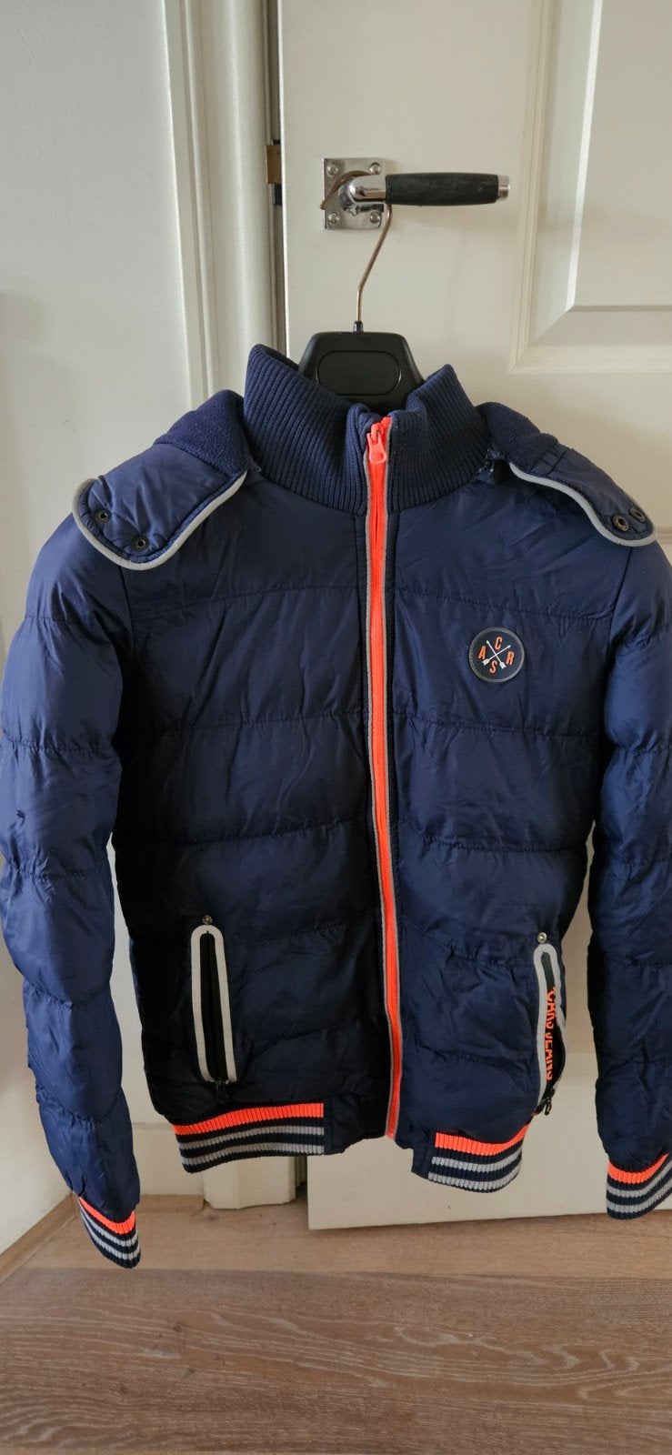 Cars Jeans winterjas maat 16 (vergelijkbaar met S), Cars Jeans, Blauw, Ophalen of Verzenden, Zo goed als nieuw