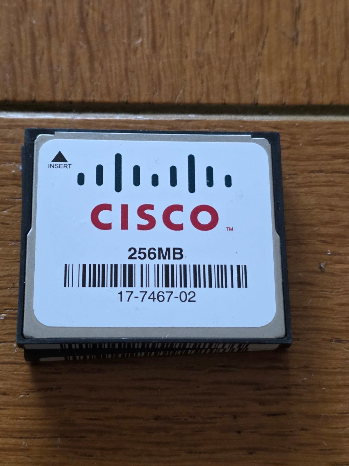 Cisco Compact Flash Kaart 256MB - Model 17-7467-02, Gebruikt, Cisco, Compact Flash (CF), Overige