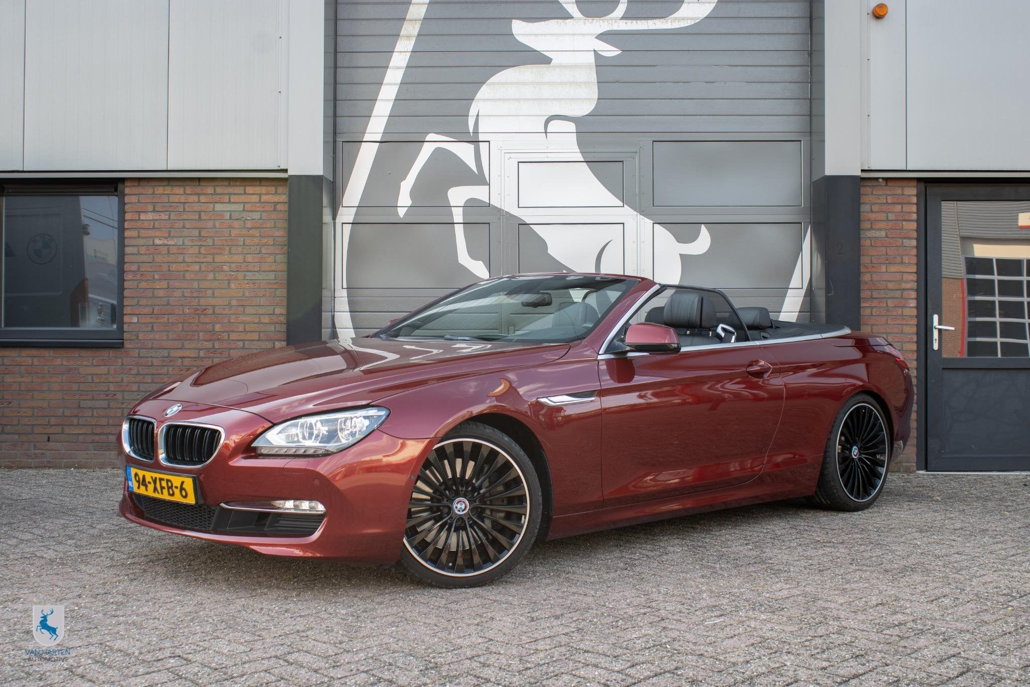 BMW 6-serie Cabrio 650xi High Executive Vermilion Rood / 20', Auto's, BMW, Automaat, Euro 5, Gebruikt, Cabriolet