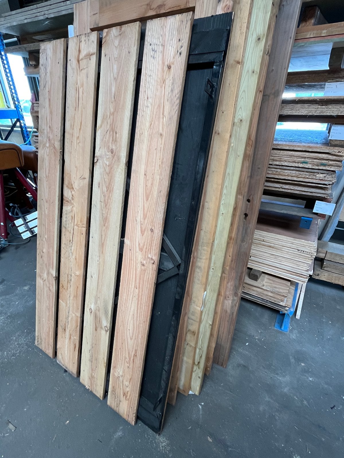 Schutting hek van hout - 179,5 x 100 x 6,5 cm, Ophalen, Minder dan 3 meter, Hout, 1 tot 2 meter