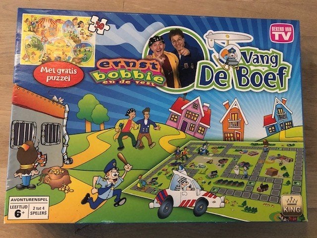 NIEUW Ernst Bobbie en de Rest Vang de Boef spel 6+, Hobby en Vrije tijd, Verzenden, Nieuw, King