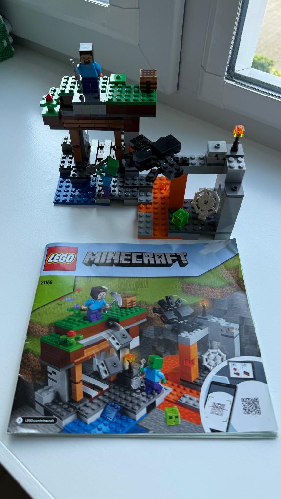 LEGO Minecraft De verlaten mijn - 21166, Minecraft, Lego, Compleet, Ophalen of Verzenden