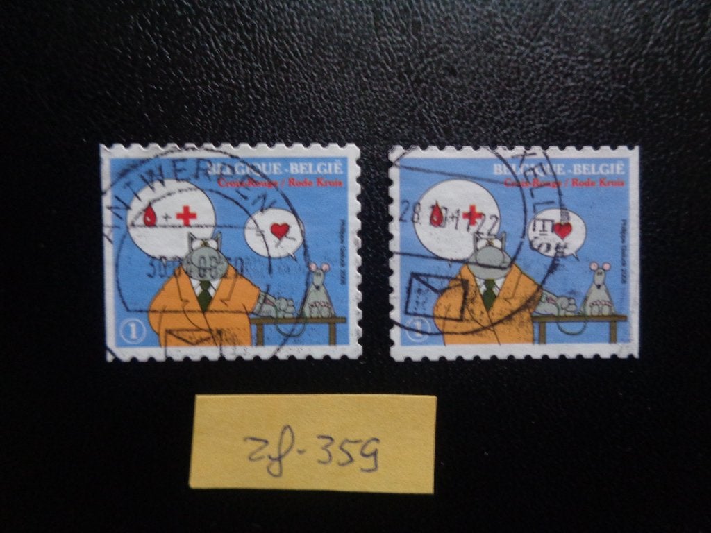 belgie - rode kruis 2008 (zf-359), Ophalen of Verzenden, Gestempeld