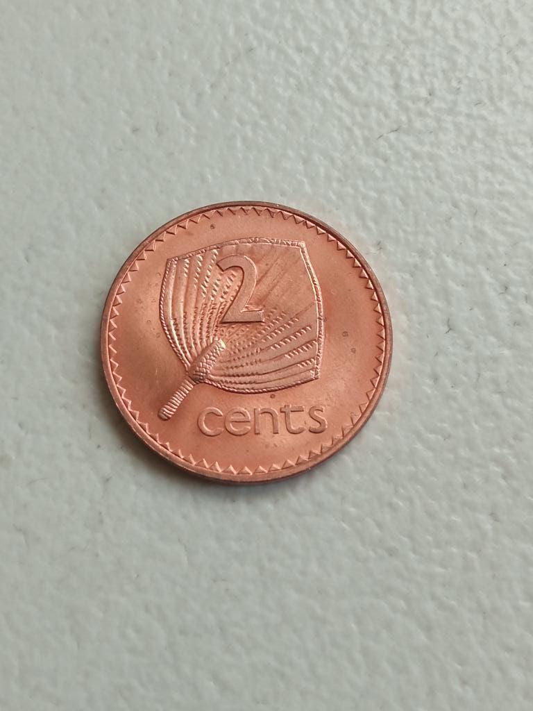 Fiji 2 cent 1992., Ophalen of Verzenden, Losse munt