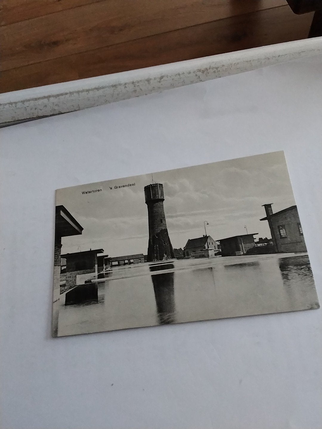 Oude ansichtkaart Watertoren 's-Gravendeel, Verzamelen, Ophalen of Verzenden, Voor 1920, Zuid-Holland