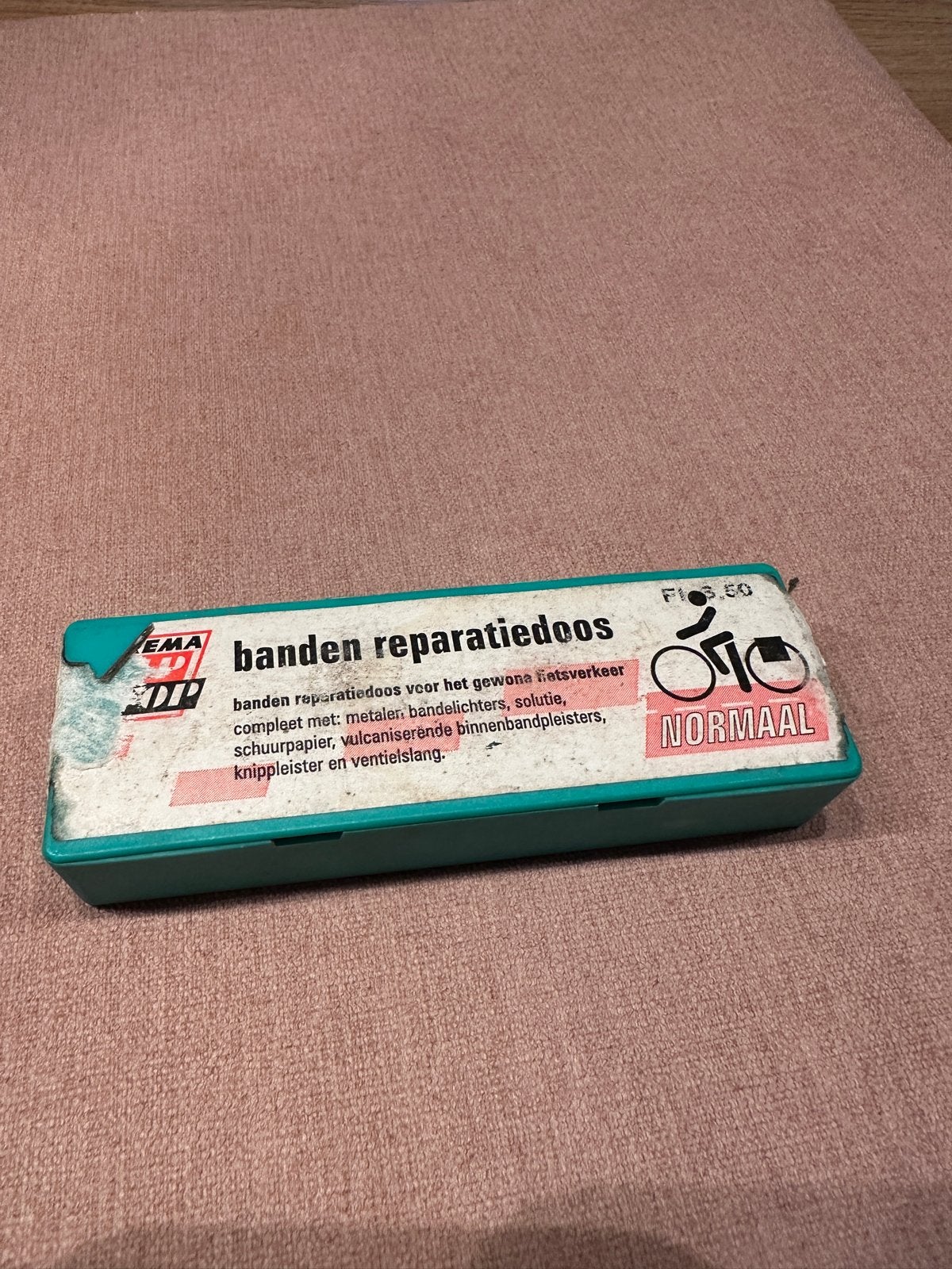 Vintage REMA fietsband reparatiedoos - compleet, Ophalen of Verzenden, Gebruikt