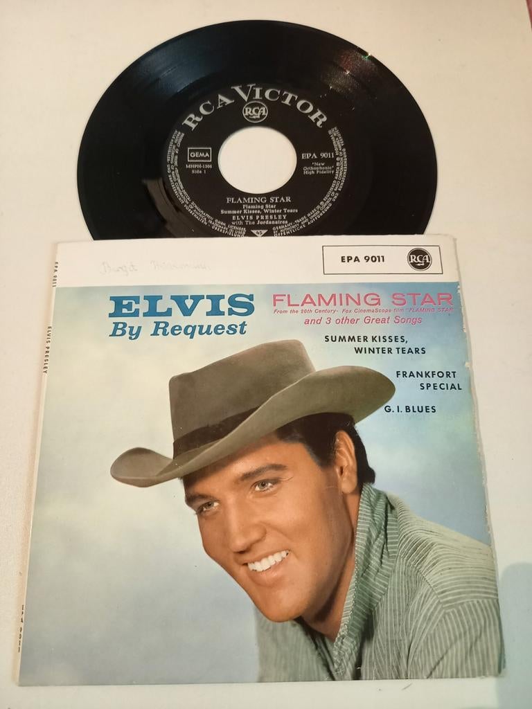 Elvis Presley - Flaming Star EP (Vinyl), Ophalen of Verzenden, Gebruikt, EP