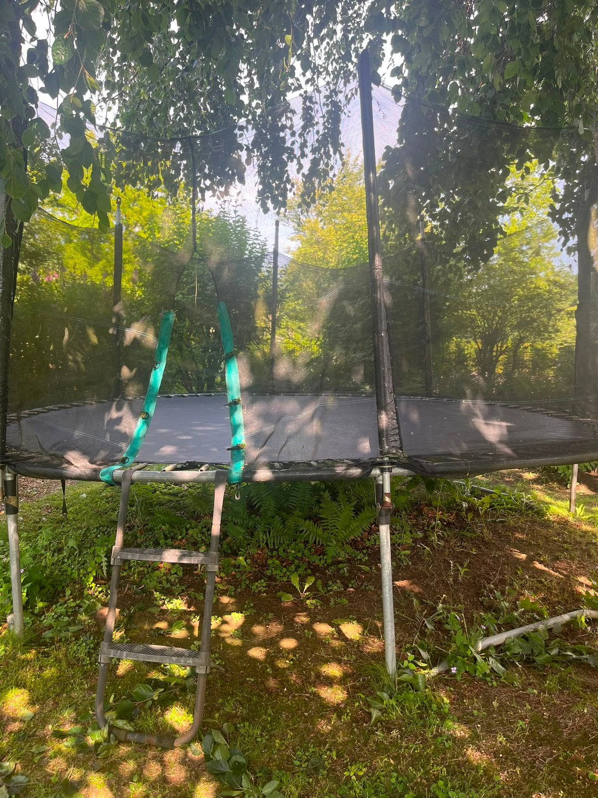 Trampoline te koop - diameter 4,20 meter, Kinderen en Baby's, Speelgoed | Buiten | Trampolines, Ophalen, Gebruikt