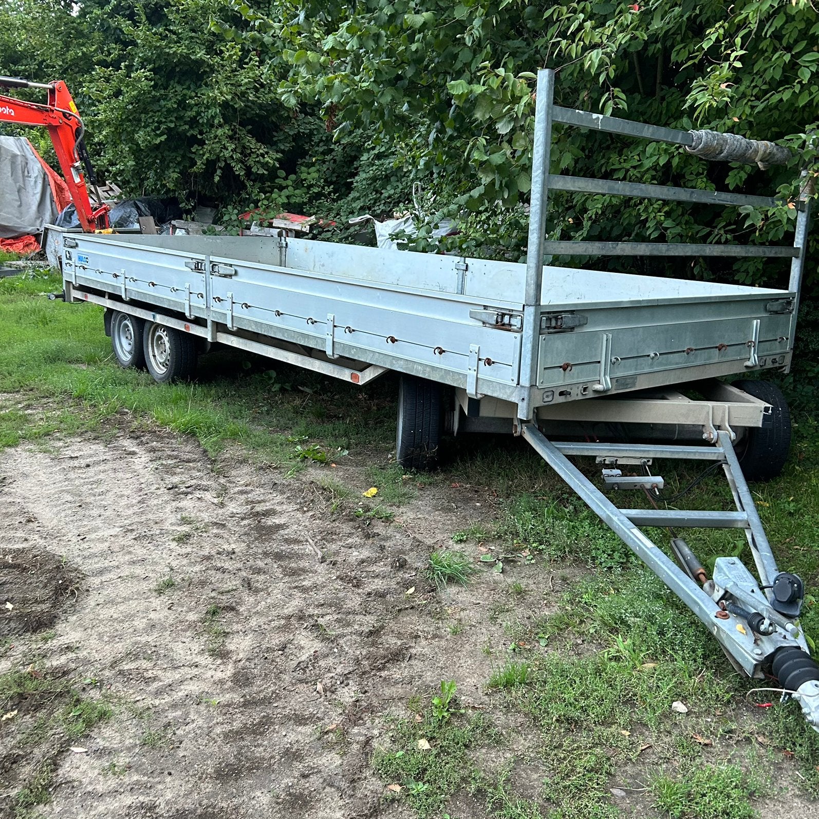 Hulco schamelwagen schamelaanhanger 5 meter, Ophalen, Gebruikt