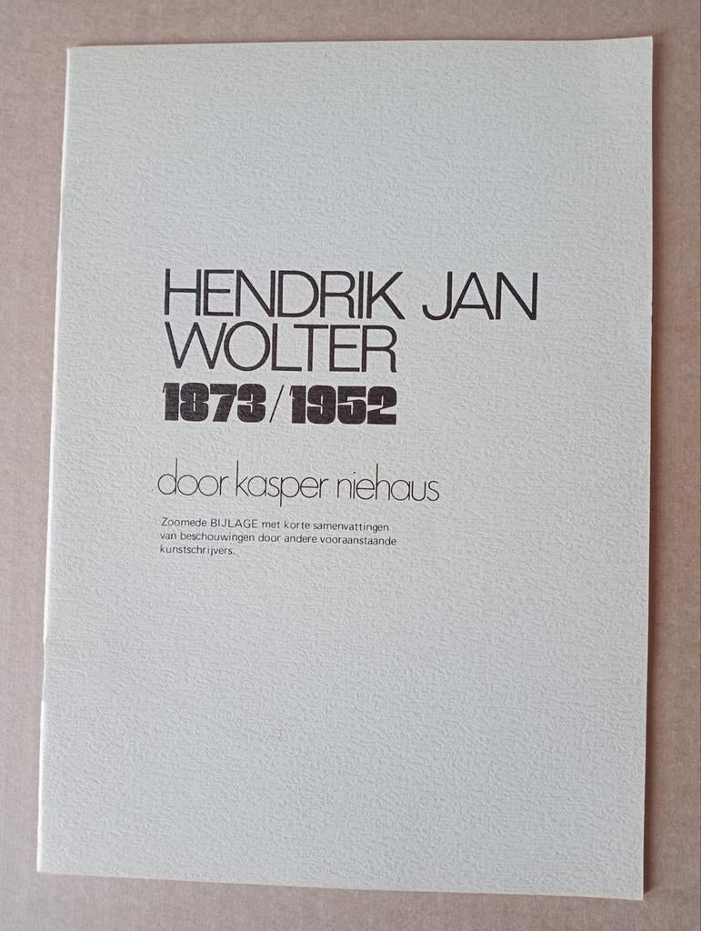 Hendrik Jan Wolter 1873/1952 door Kasper Niehaus, Boeken, Ophalen of Verzenden, Gelezen
