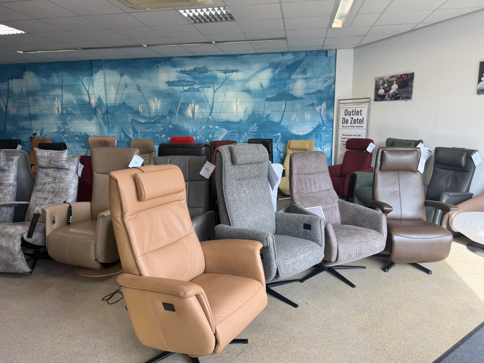 Outlet prominent sta op relax stoel staop-stoel met garantie, Verzenden, Nieuw