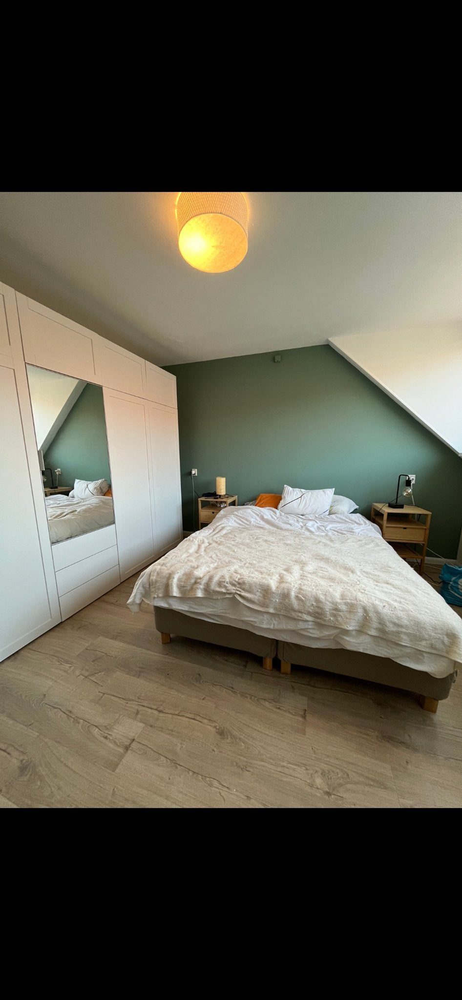 Espevar boxspring 160x200, Huis en Inrichting, Slaapkamer | Bedden, Ophalen, Gebruikt, Tweepersoons, 160 cm