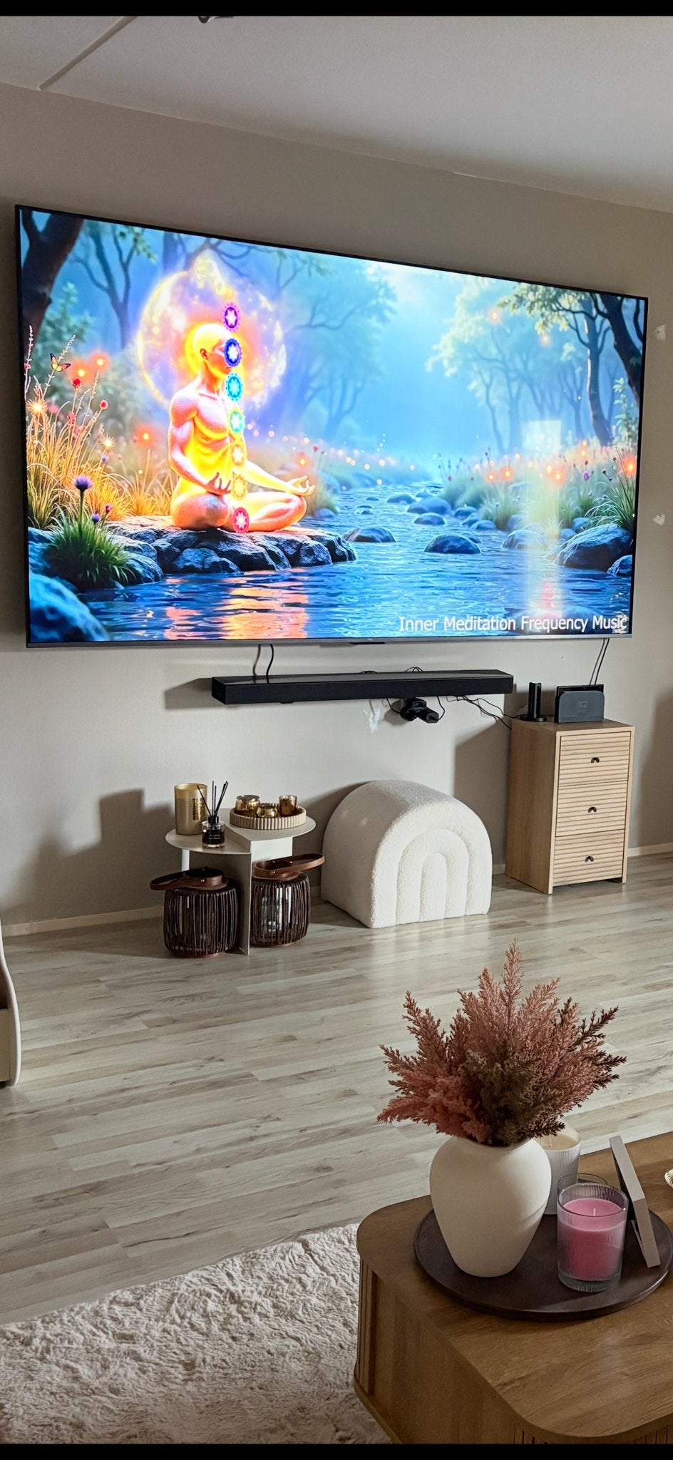 TCL 98 inch TV met soundbar en bass box - Zo goed als nieuw, Audio, Tv en Foto, Televisies, 50 Hz, Zo goed als nieuw, 100 cm of meer