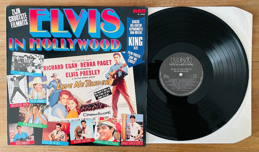 Elvis In Hollywood - Nederland 1982, LP, Gebruikt, Pop, Ophalen of Verzenden