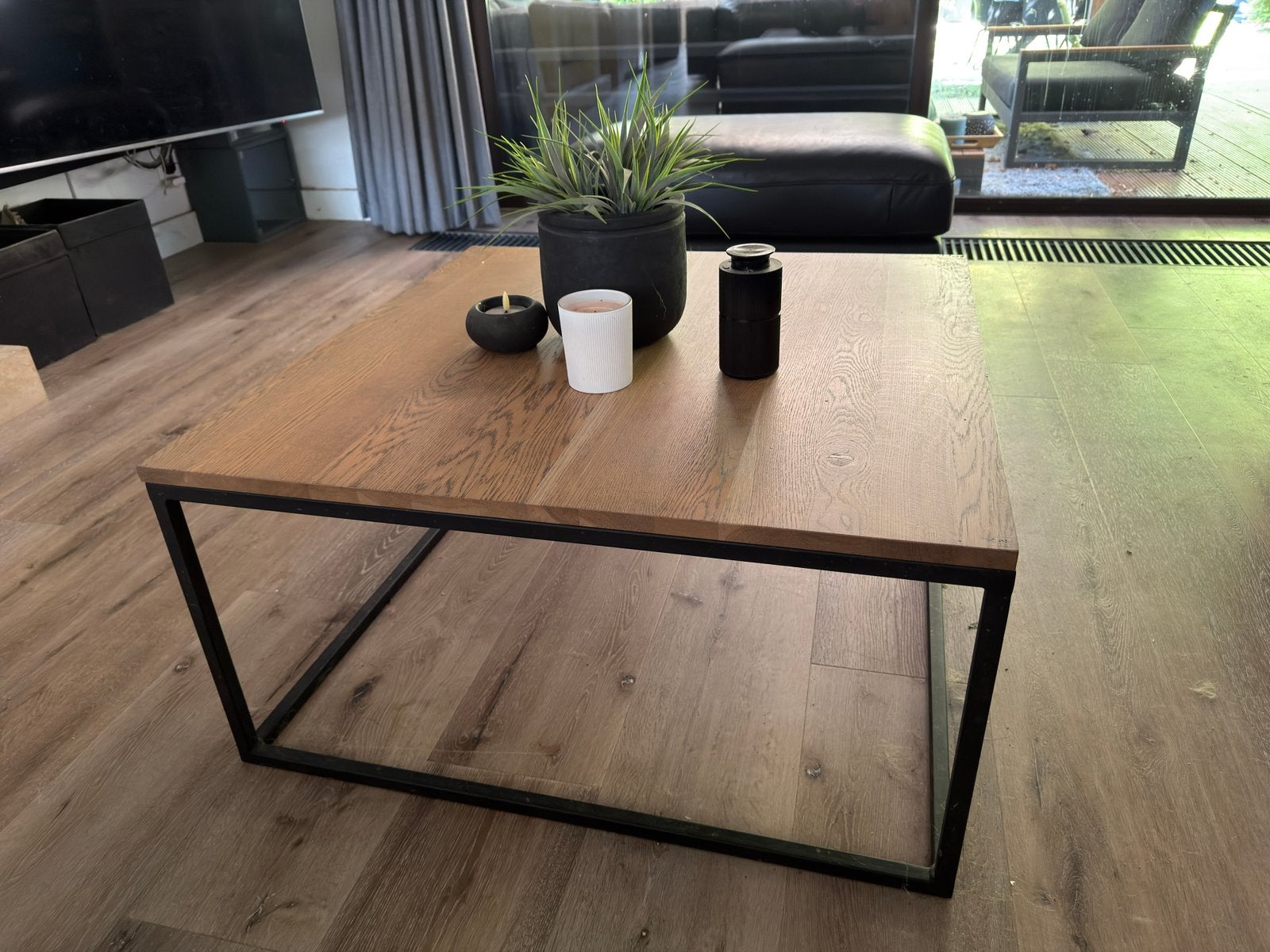 Salon tafel, Ophalen, Gebruikt, 100 tot 150 cm, 50 tot 100 cm