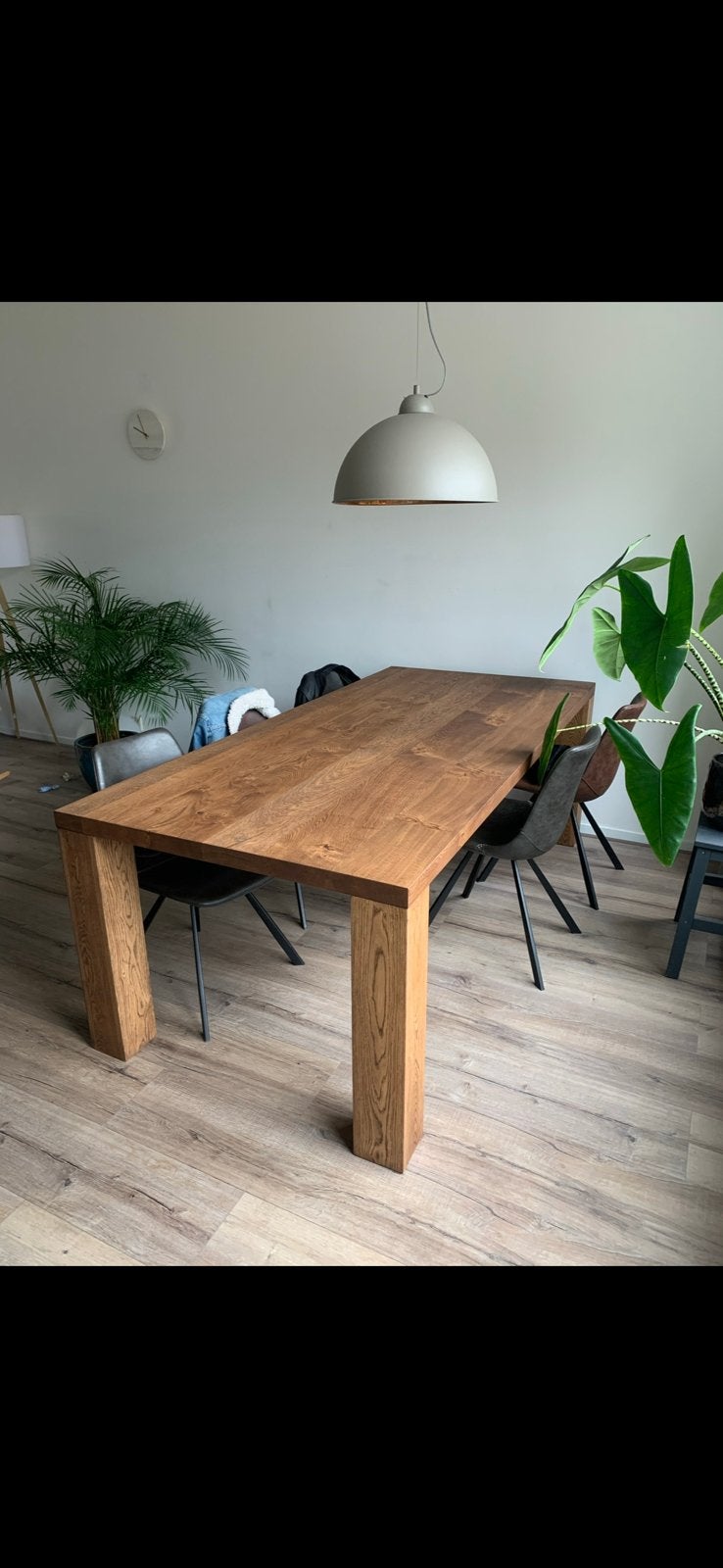 Prachtige massief eikenhouten eettafel Table du Sud, Huis en Inrichting, Tafels | Eettafels, Ophalen, Eikenhout, 200 cm of meer
