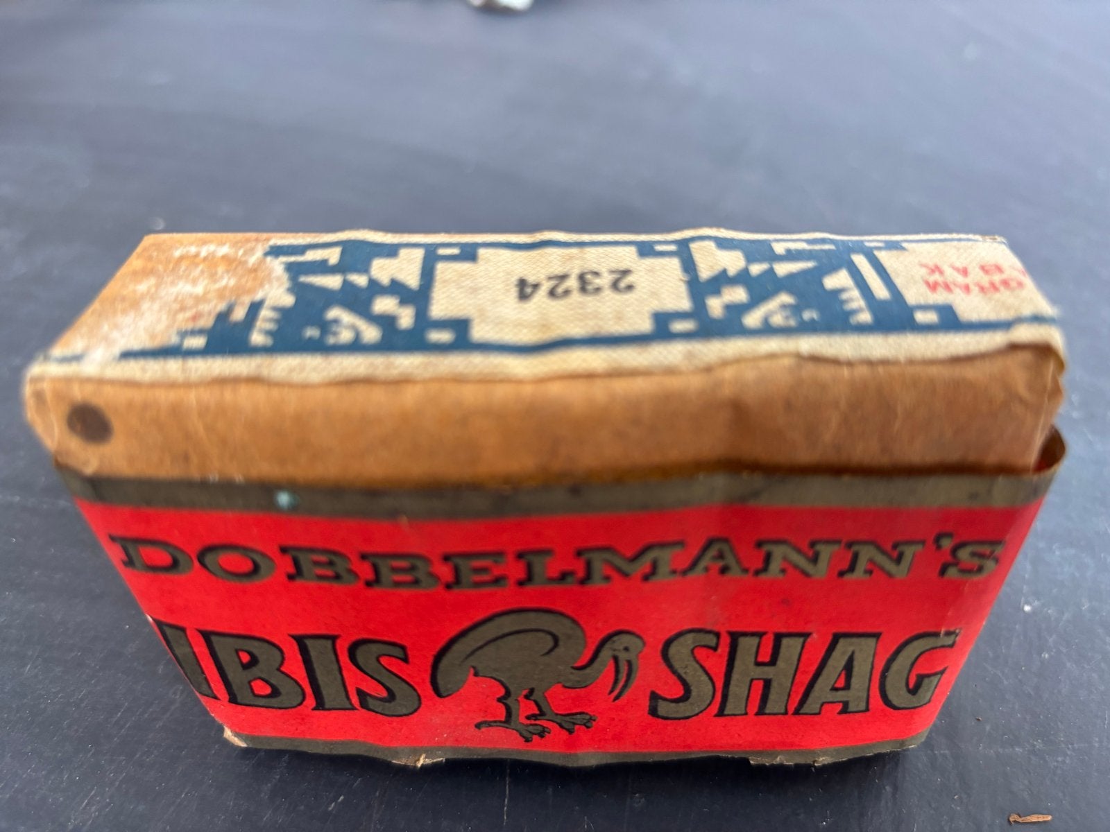 Vintage Dobbelmann's Ibis Shag Tabak Verpakking, Ophalen, Gebruikt