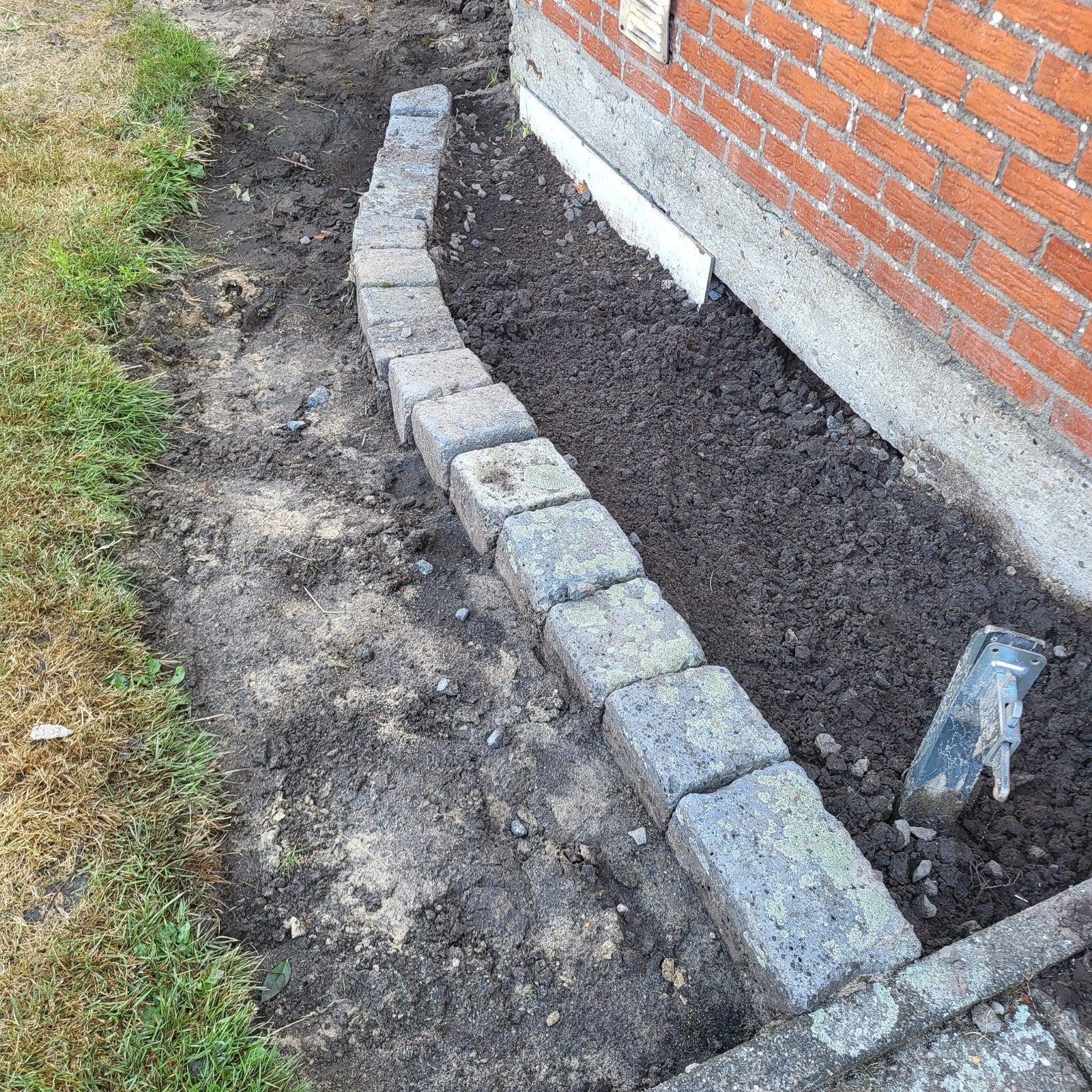 stenen voor border, Tuin en Terras, Bielzen en Borders, Ophalen, Gebruikt, Minder dan 25 cm, Border