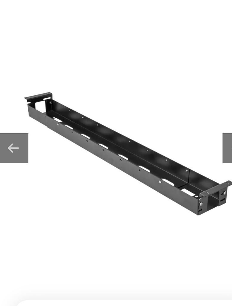 Ergopro Extend Kabelgoot 960-1660mm Zwart - Kabelmanagement, Ophalen