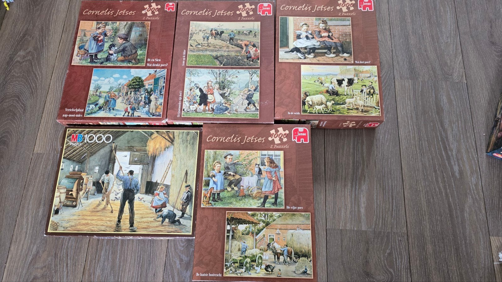 Ot en sien puzzels van Jumbo allemaal voor 8,5, Ophalen of Verzenden, Zo goed als nieuw