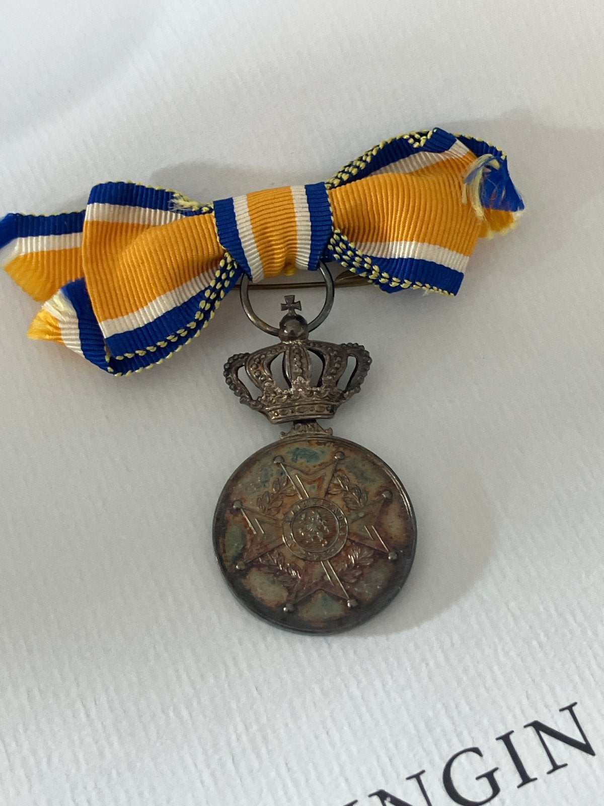 Koningin Wilhelmina Herinneringsmedaille 1898, Postzegels en Munten, Penningen en Medailles, Ophalen of Verzenden, Zilver, Nederland