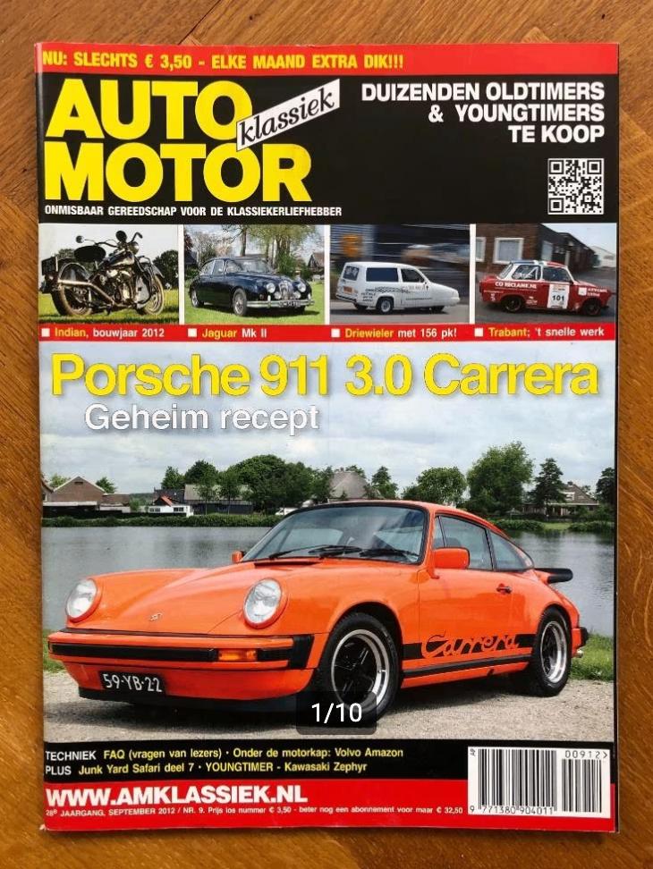 Auto Motor Klassiek nr. 9 2012, Algemeen, Nieuw, Ophalen of Verzenden, Auto Motor klassiek
