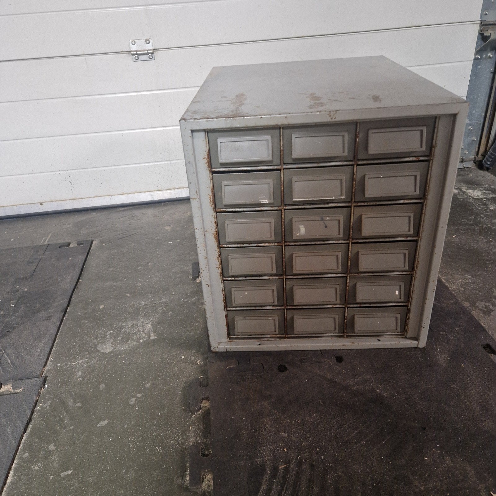 oude philips industrie metaal 18 ladekast, Ophalen, Gebruikt, 5 laden of meer, Industrie