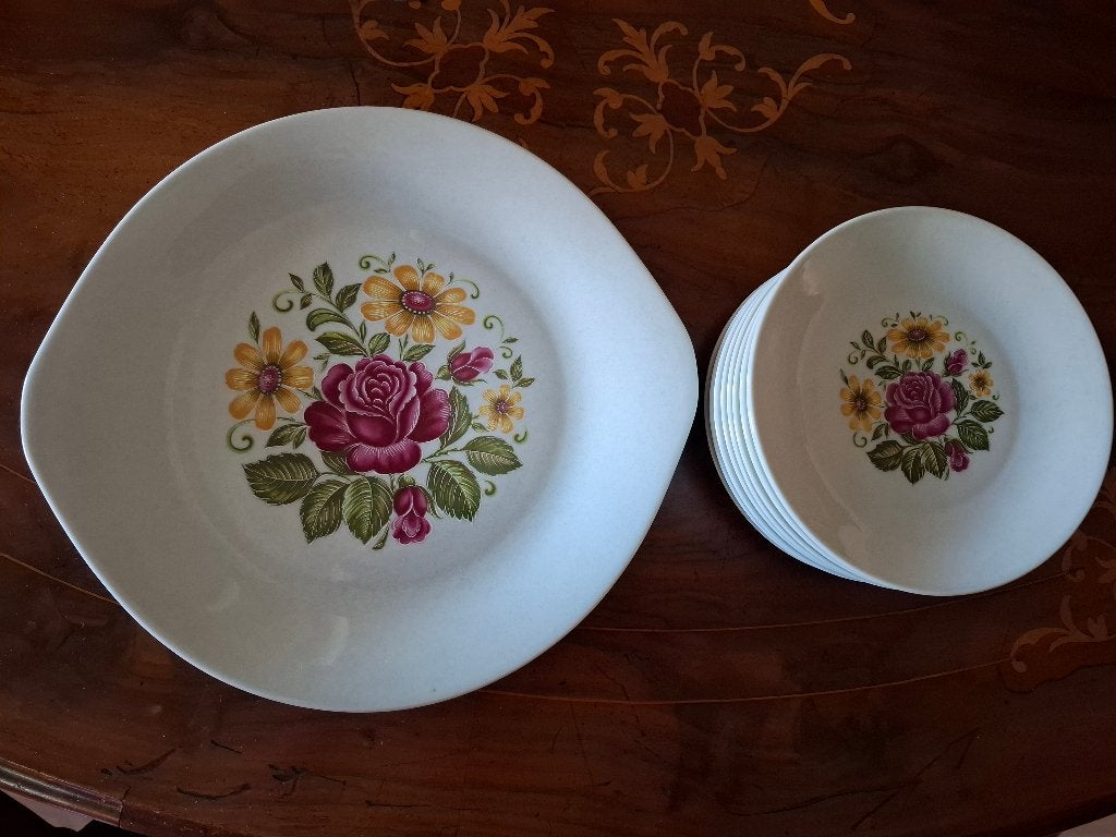 Gebakstel Vintage, Overige merken, Overige typen, Ophalen of Verzenden, Zo goed als nieuw